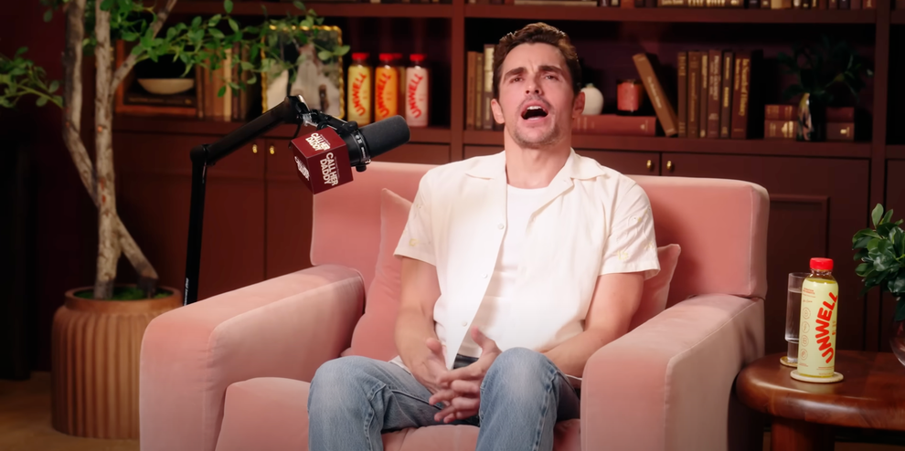 Dave Franco on "Call Her Daddy" (Credit: SiriusXM/YouTube)